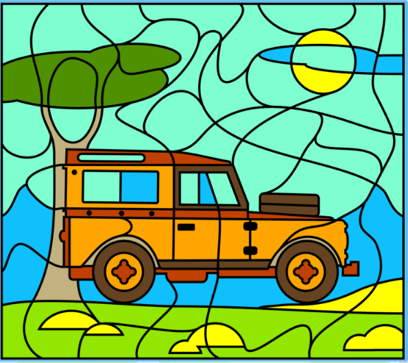Jeep Coloring by Eugene